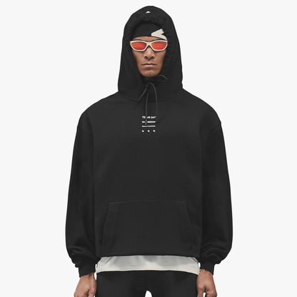 Represent Black 24/7 Uprising Oversized Hoodie