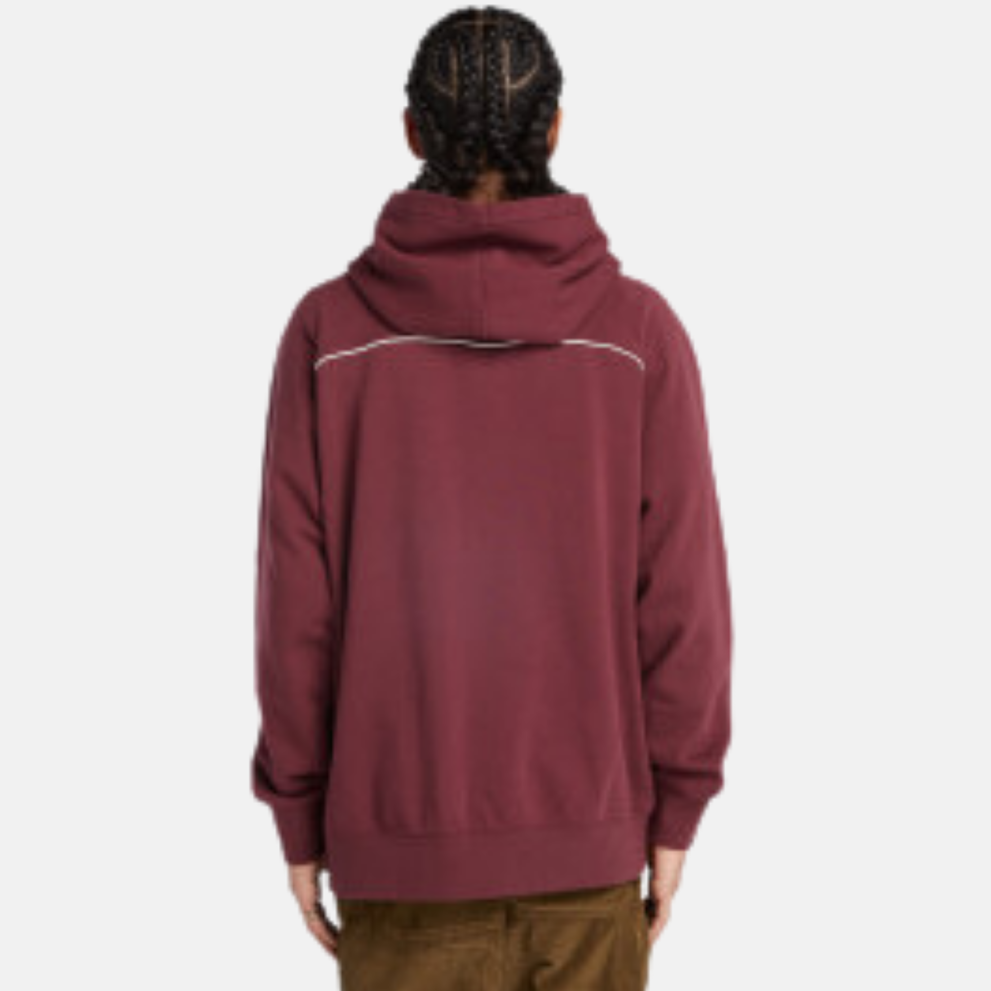 Burgundy timberland hoodie clearance