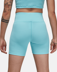 Air Jordan Women's Ribbed Blue Bike Shorts