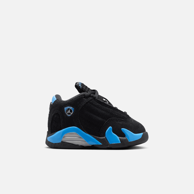 Air Jordan Kids' 14 Retro Black University Blue (TD)