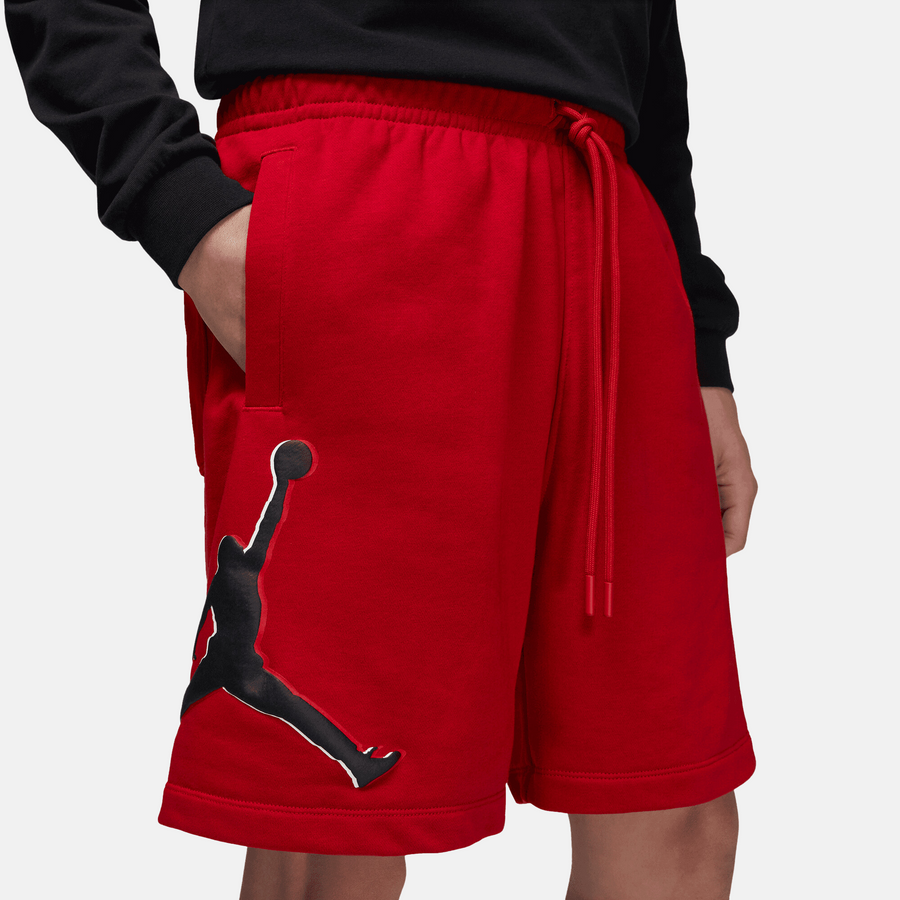 Air Jordan Essentials Fleece Red Graphic Shorts