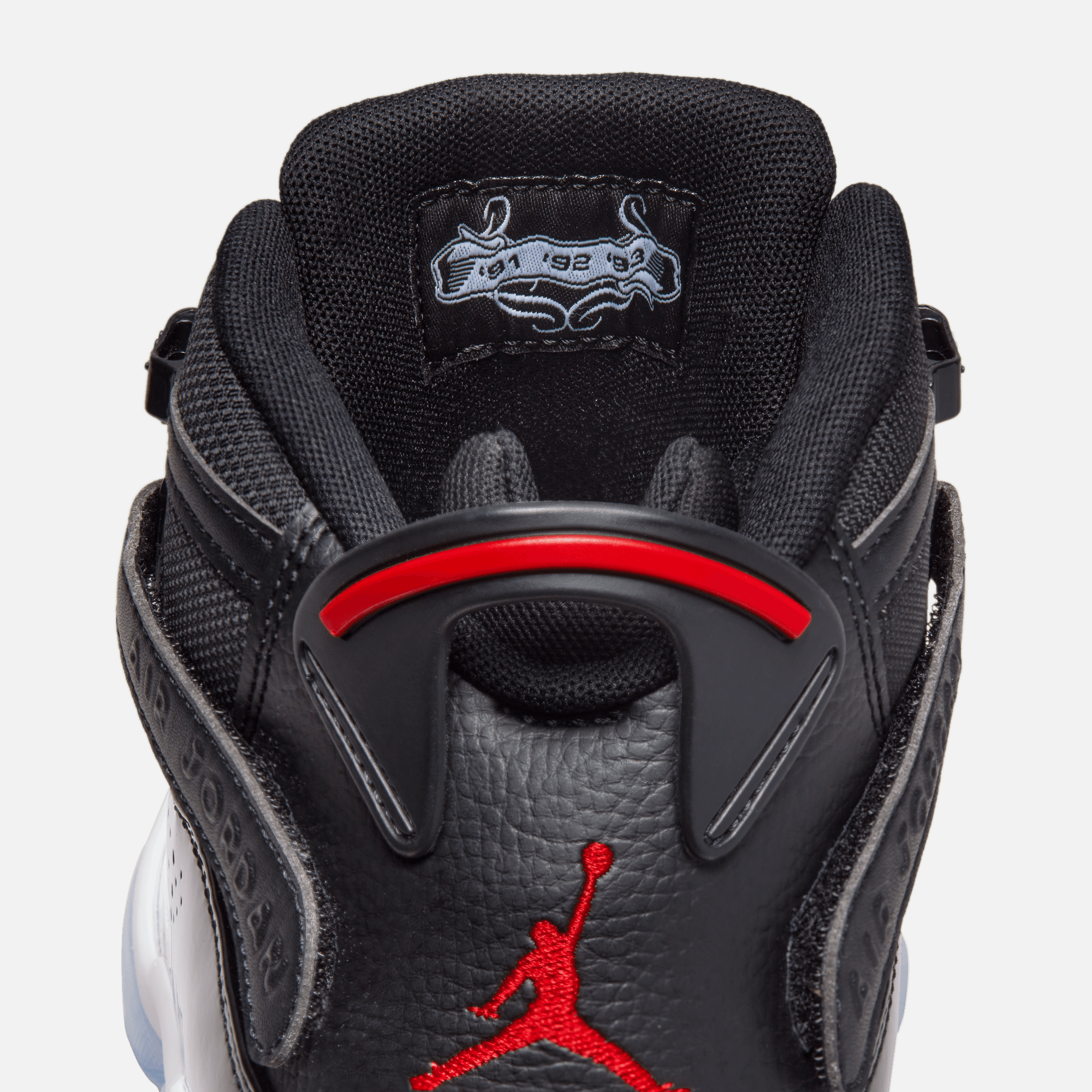 Air Jordan 6 Rings Black Gym Red