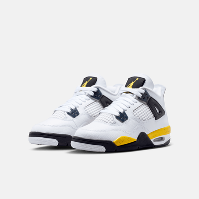 Air Jordan Big Kids' 4 Retro Rare Air Tour Yellow (GS)