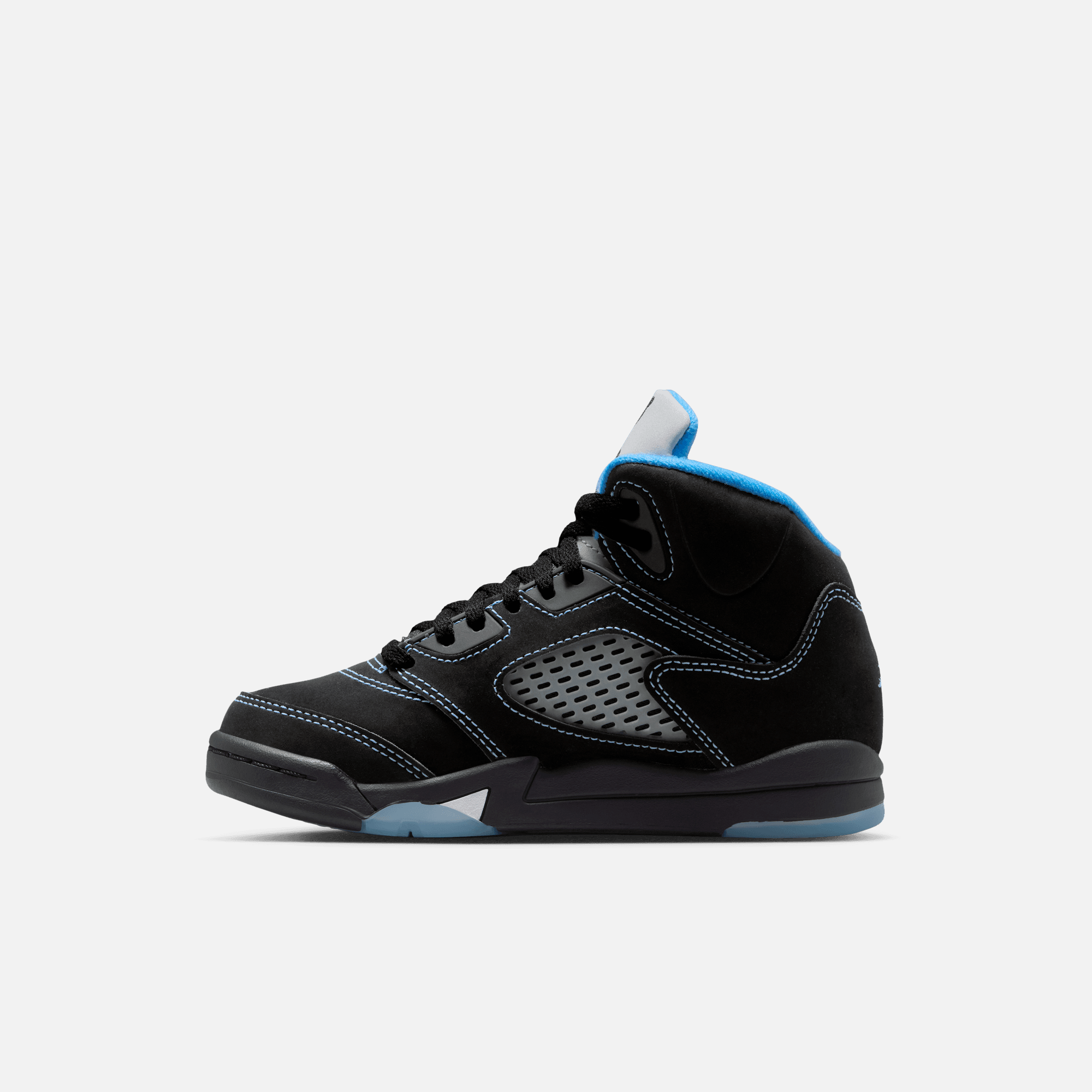 Air Jordan Kids' 5 Retro Black Carolina (PS)