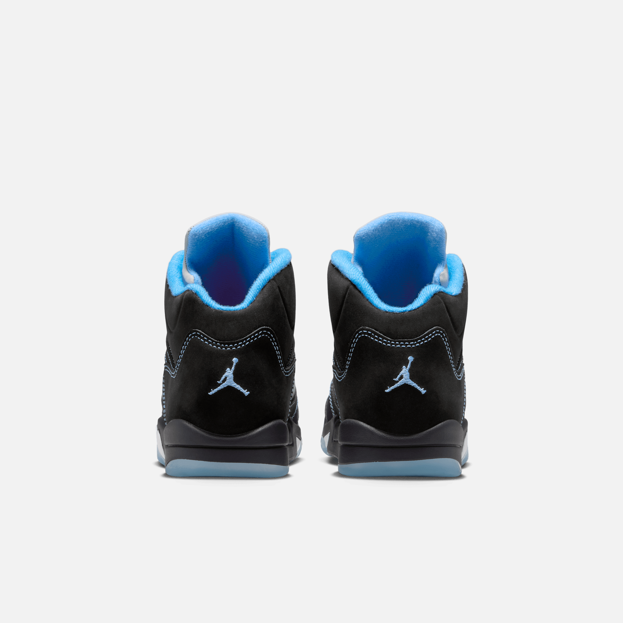 Air Jordan Kids' 5 Retro Black Carolina (PS)