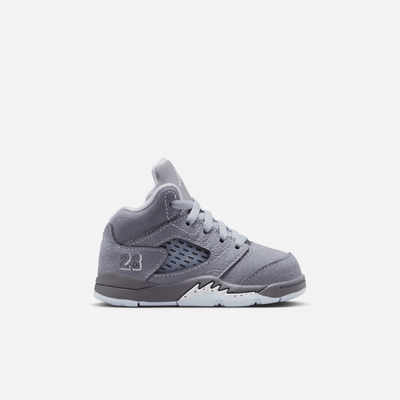 Air Jordan Kids' 5 Retro Wolf Grey (TD)