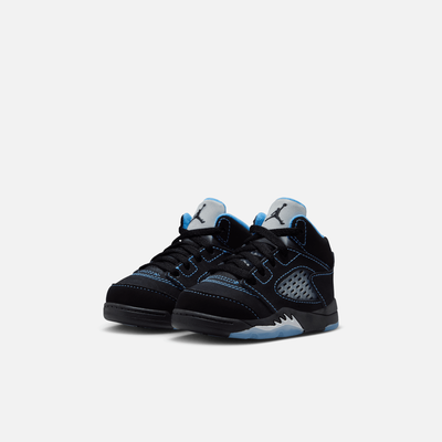 Air Jordan Kids' 5 Retro Black Carolina (TD)