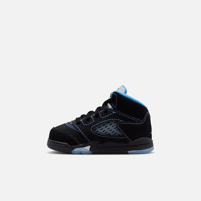 Air Jordan Kids' 5 Retro Black Carolina (TD)