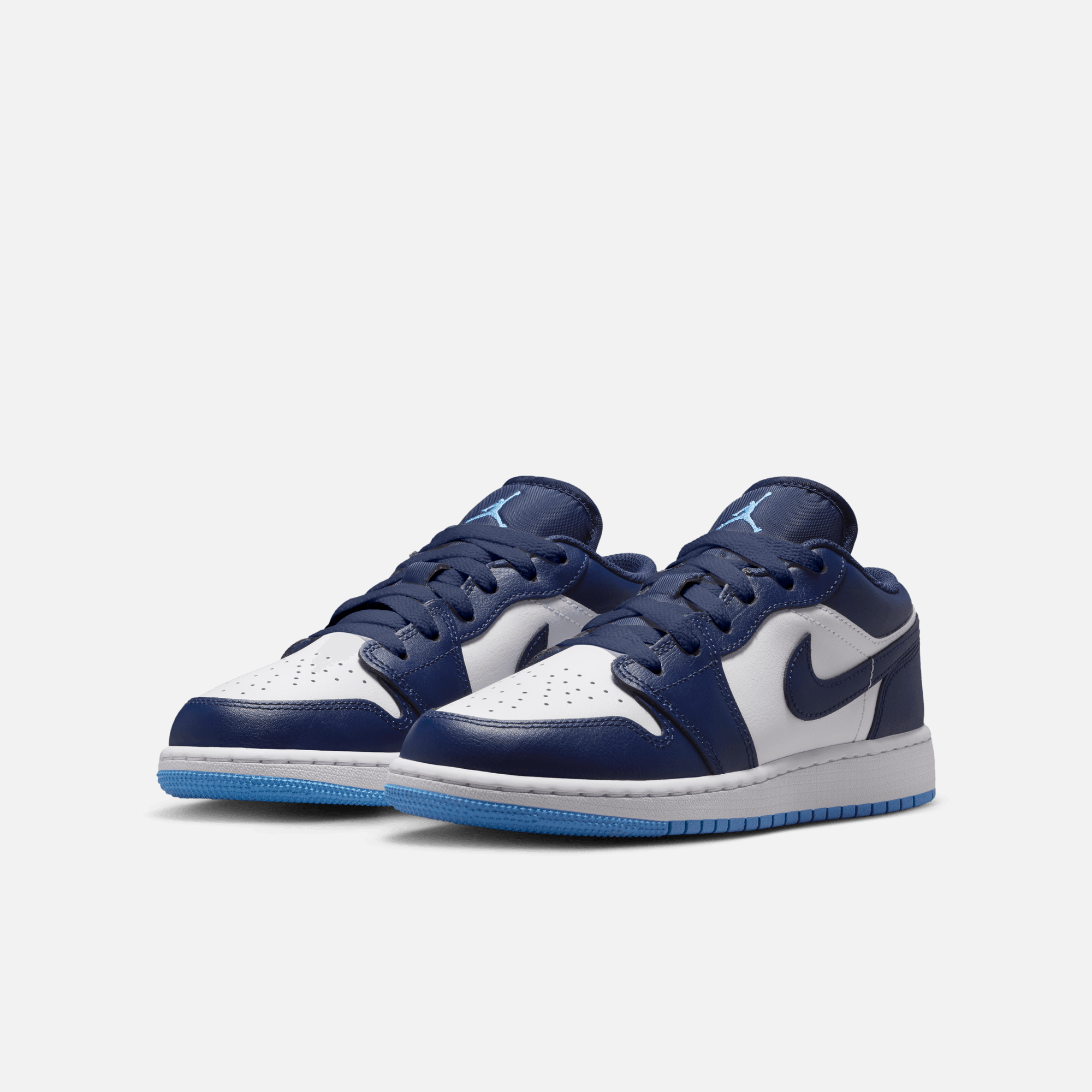 Air Jordan Big Kids' 1 Low Midnight Navy University Blue (GS)