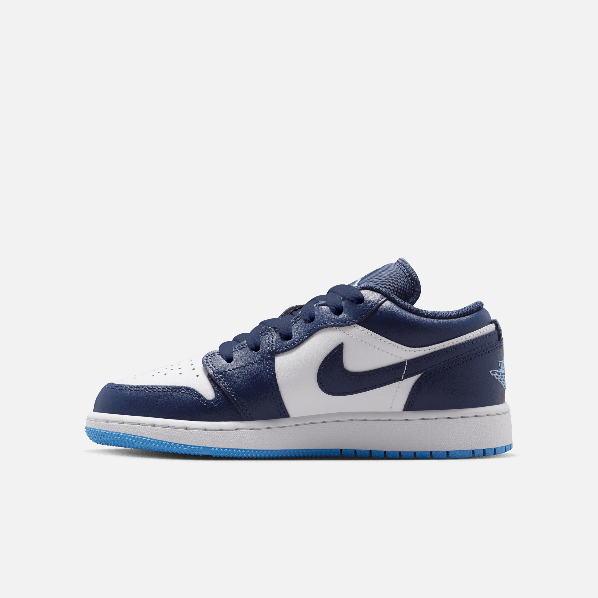 Air Jordan Big Kids' 1 Low Midnight Navy University Blue (GS)