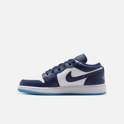 Air Jordan Big Kids' 1 Low Midnight Navy University Blue (GS)