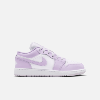 Air Jordan Big Kids' 1 Low Barely Grape Violet Mist (GS)