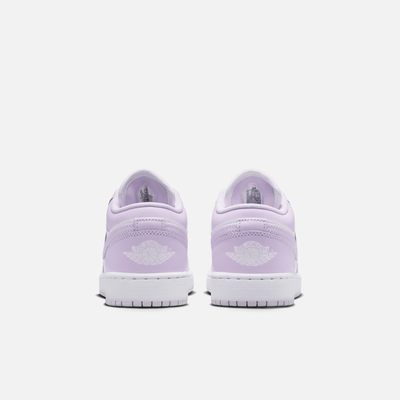 Air Jordan Big Kids' 1 Low Barely Grape Violet Mist (GS)