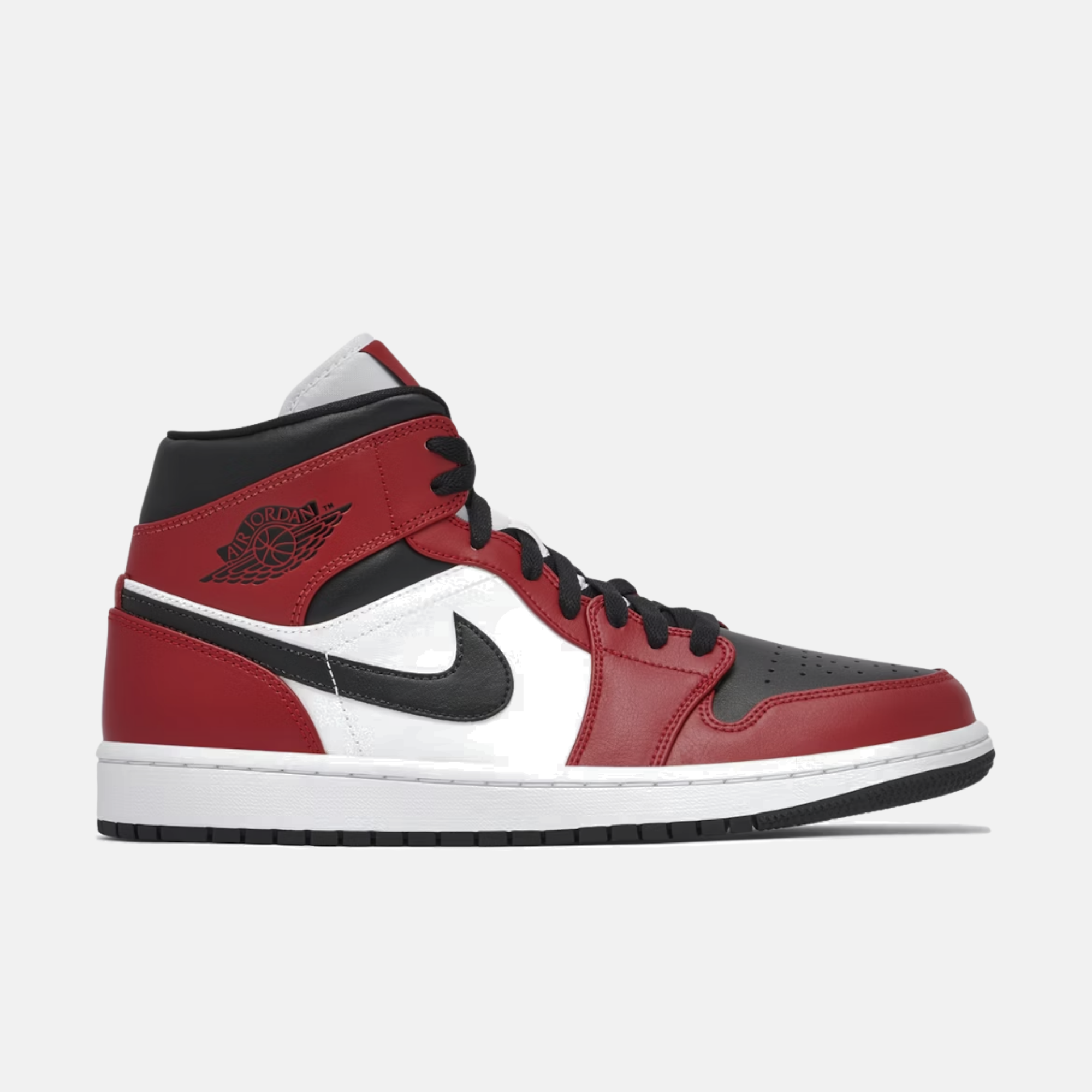 Air Jordan 1 Mid Chicago Black Toe