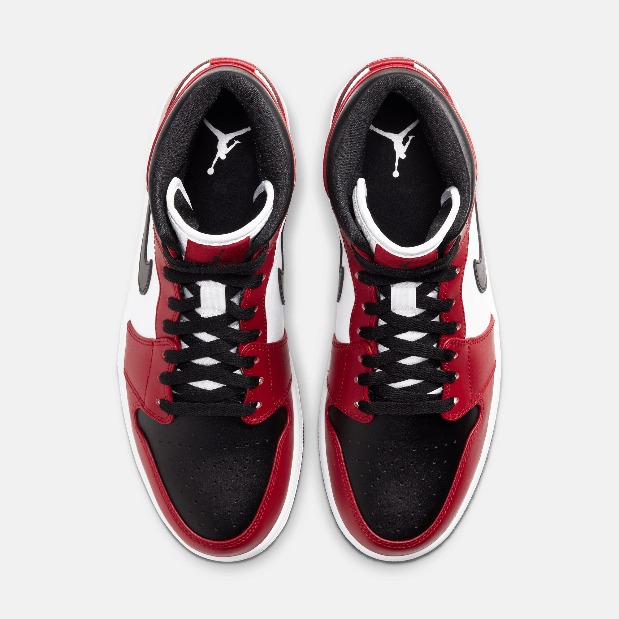 Air Jordan 1 Mid Chicago Black Toe