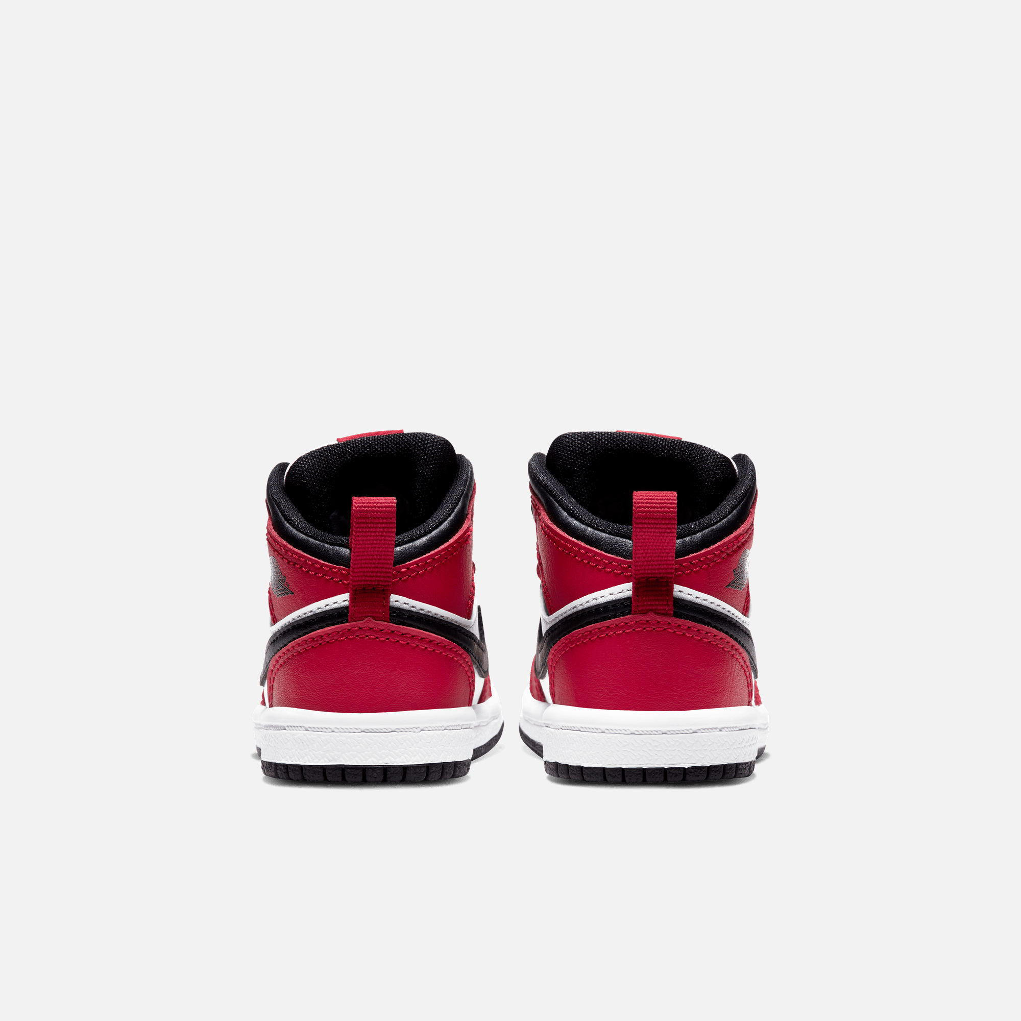 Air Jordan Kids' 1 Mid Chicago Black Toe (TD)