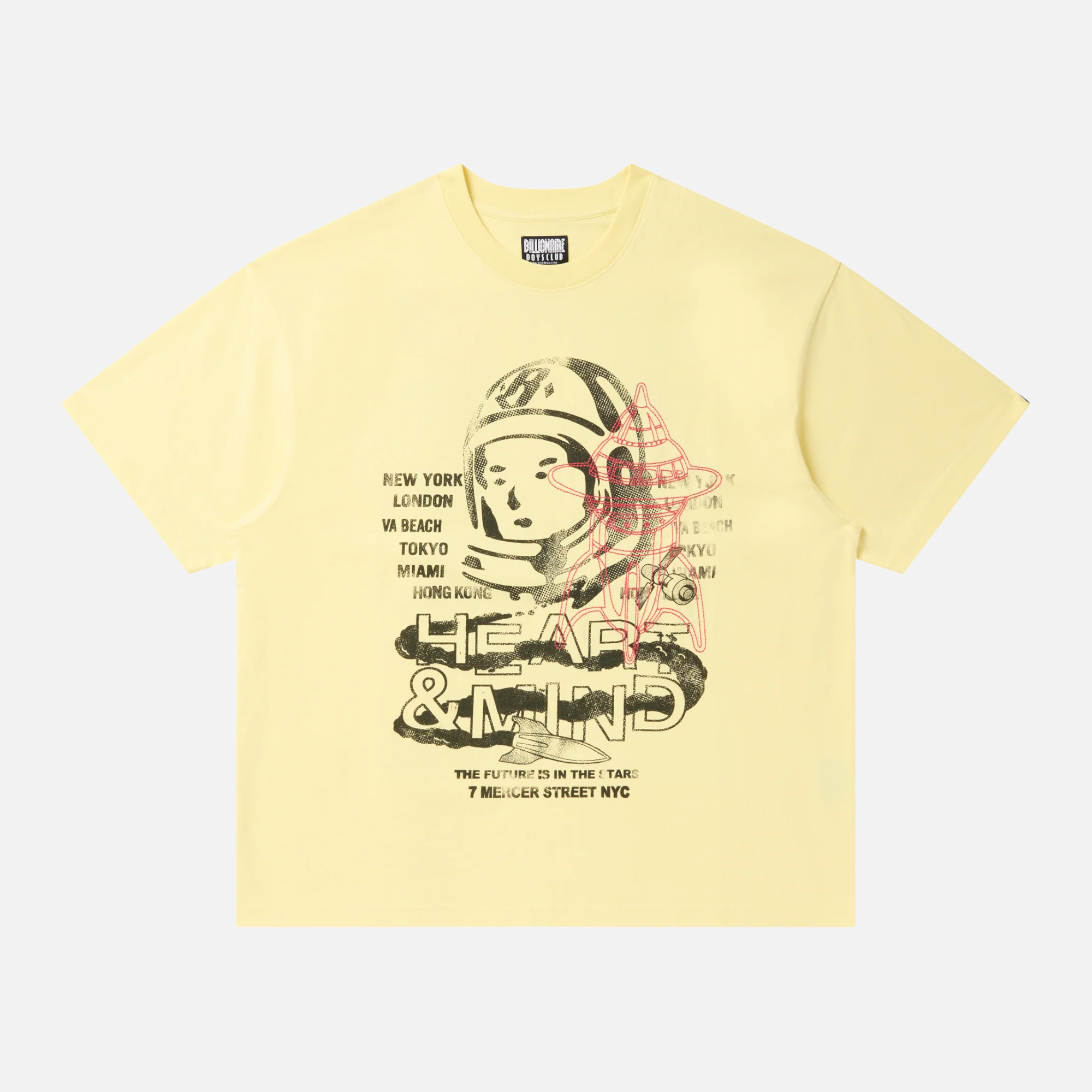 Billionaire Boys Club Yellow Call Now T-Shirt