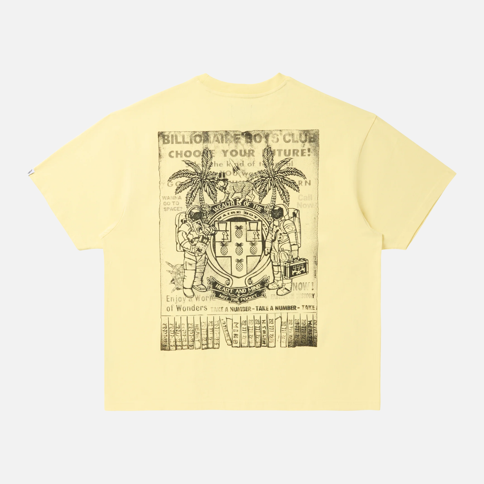 Billionaire Boys Club Yellow Call Now T-Shirt