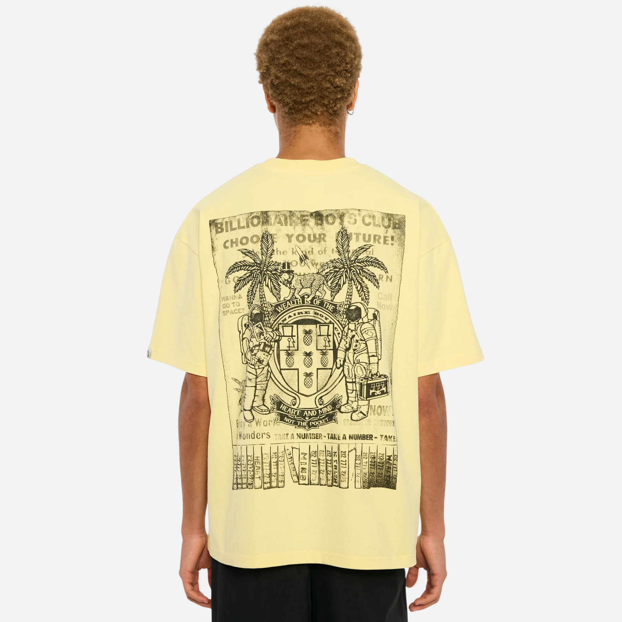 Billionaire Boys Club Yellow Call Now T-Shirt