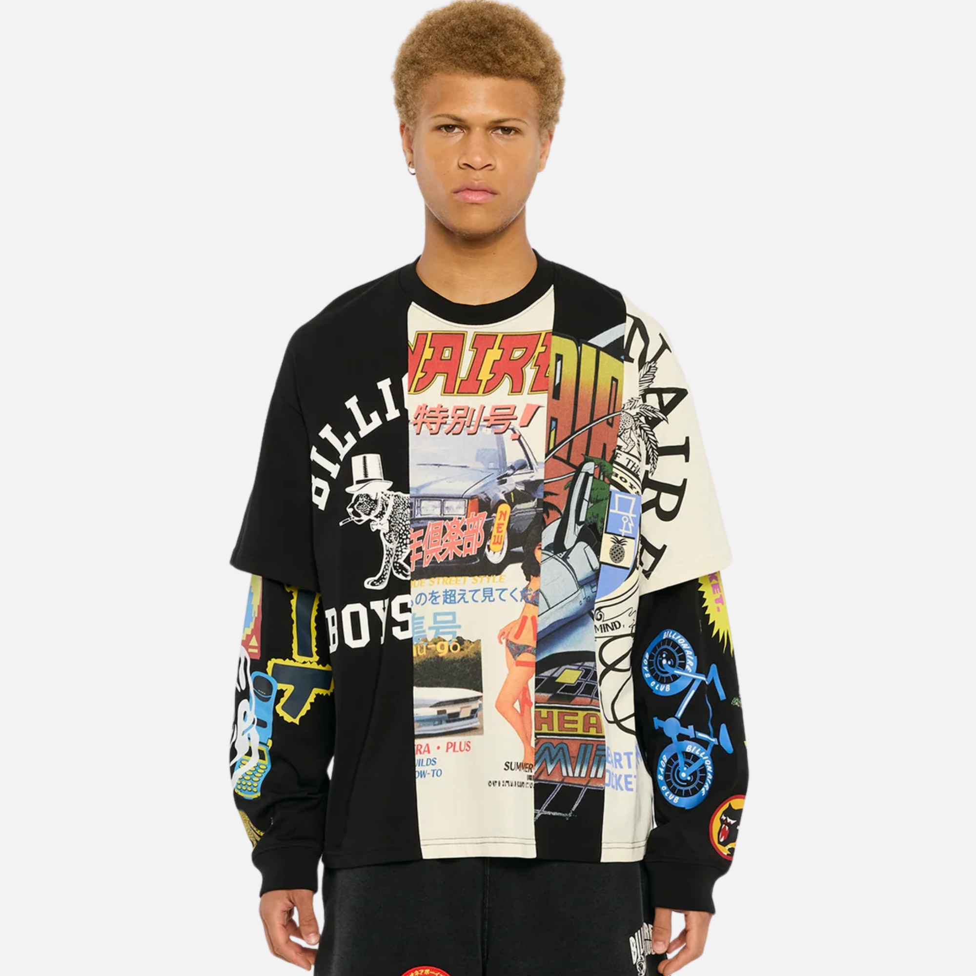 Billionaire Boys Club Black Original Long Sleeve T-Shirt