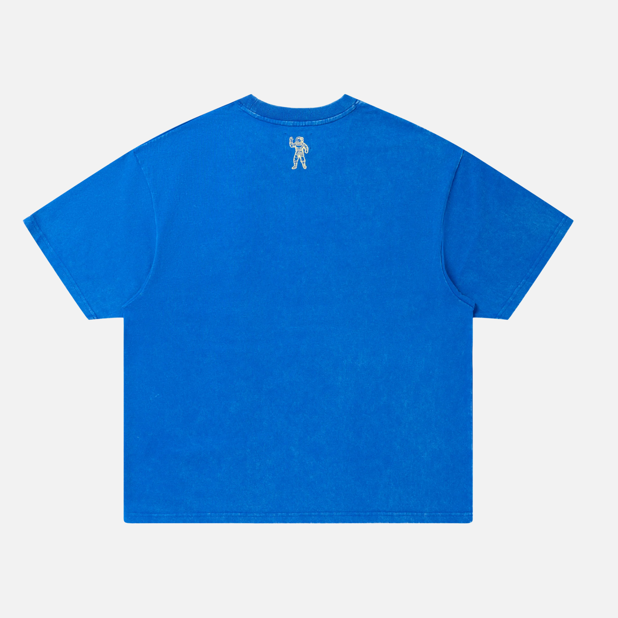Billionaire Boys Club Blue Yellow Faded Curve Logo T-Shirt