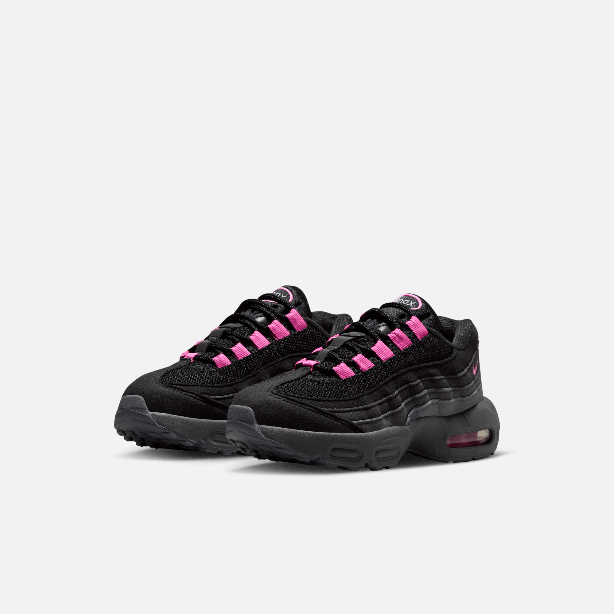 Nike Kids' Air Max 95 Black Playful Pink (PS)