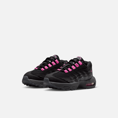 Nike Kids' Air Max 95 Black Playful Pink (PS)