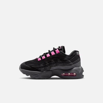Nike Kids' Air Max 95 Black Playful Pink (PS)