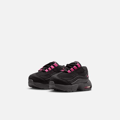 Nike Kids' Air Max 95 Black Playful Pink (TD)