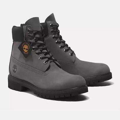 Timberland Premium 6-Inch Waterproof Medium Grey Boots