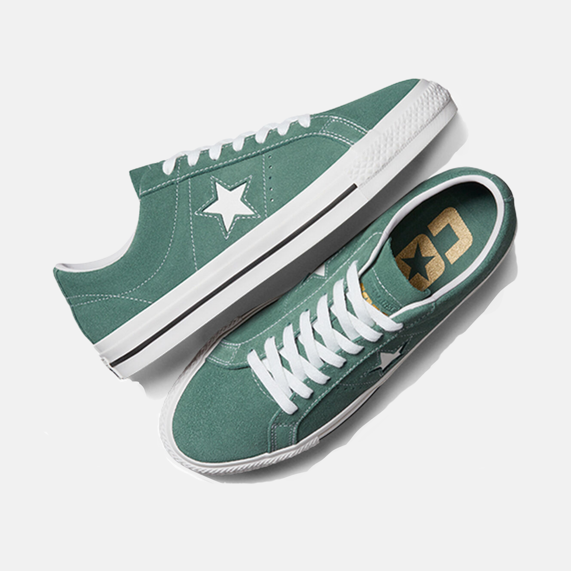 Converse one star platform green on sale