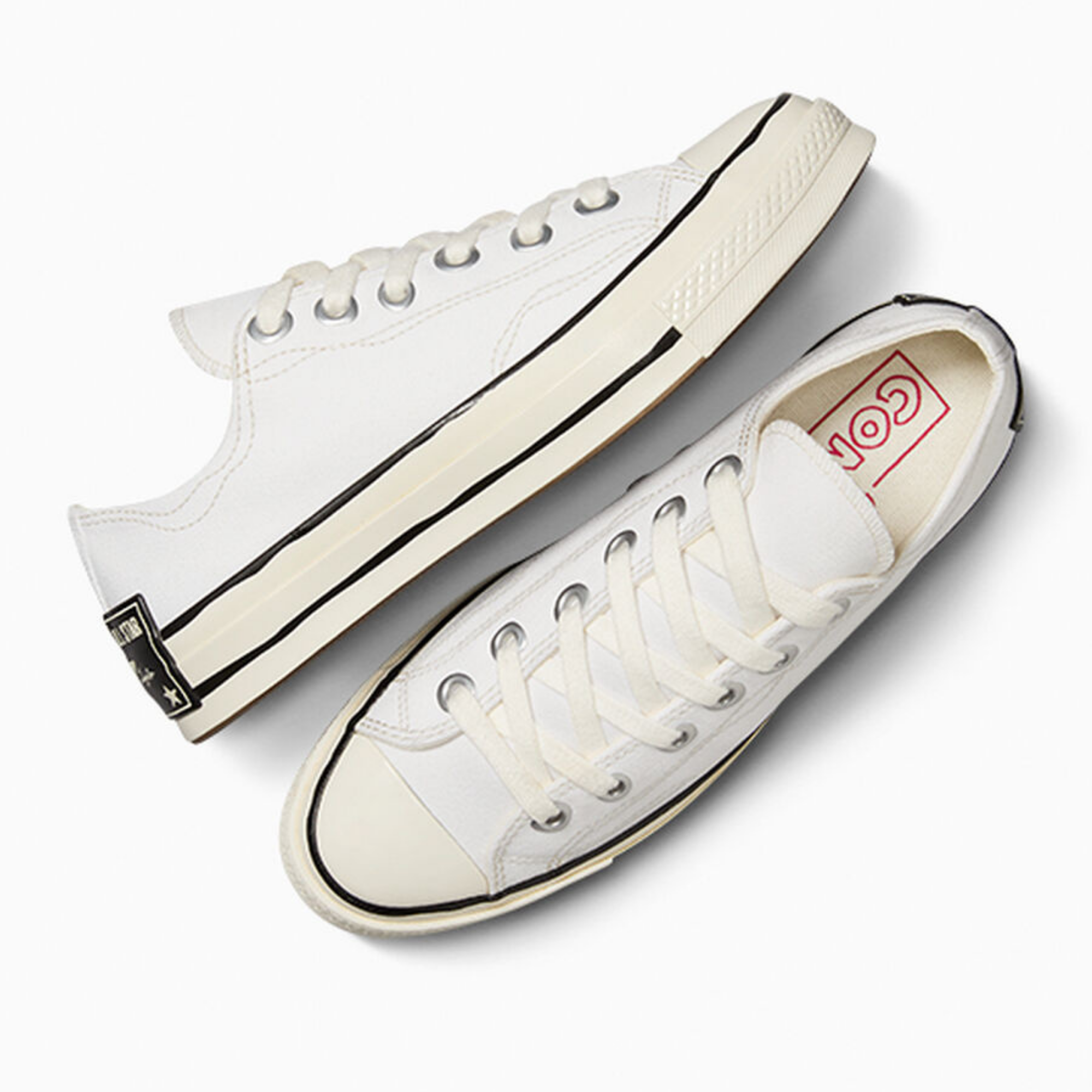 Converse chuck 70 low top white hotsell