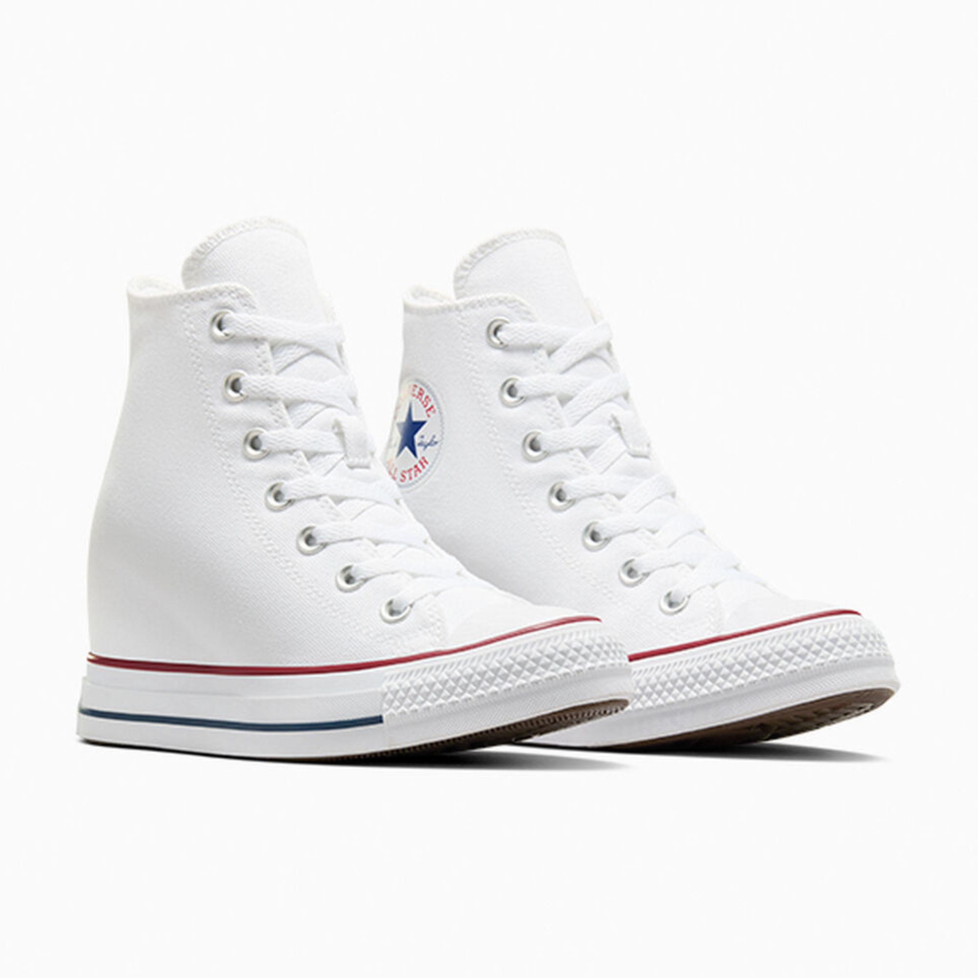 Converse Women s Chuck Taylor All Star Wedge Hi White 8