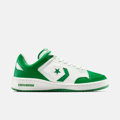 Converse Weapon Leather OX Vintage Green White