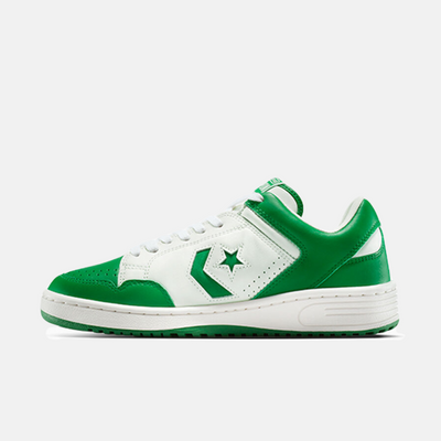 Converse Weapon Leather OX Vintage Green White