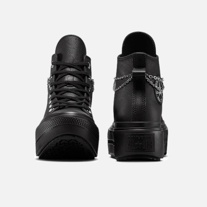 Converse Chuck Taylor All Star Lift Double Stack Hi Black Girli-Tude