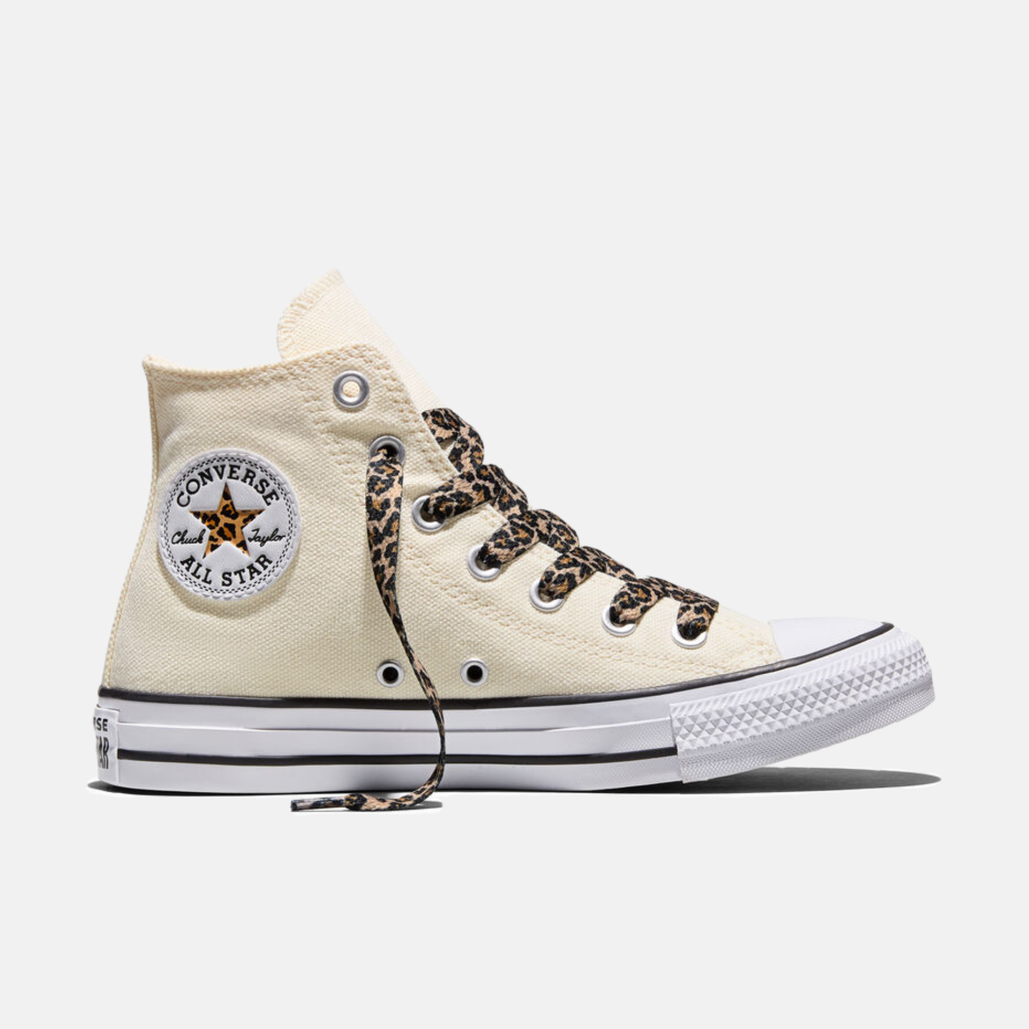 Converse Chuck Taylor All Star Ivory Leopard Jacquard Laces