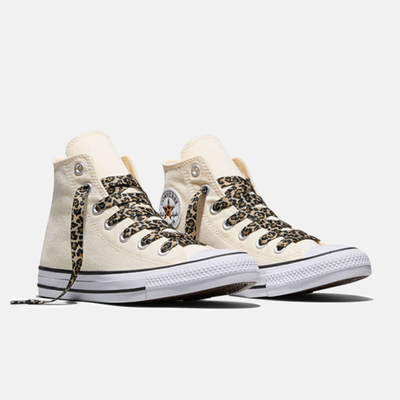 Converse Chuck Taylor All Star Ivory Leopard Jacquard Laces