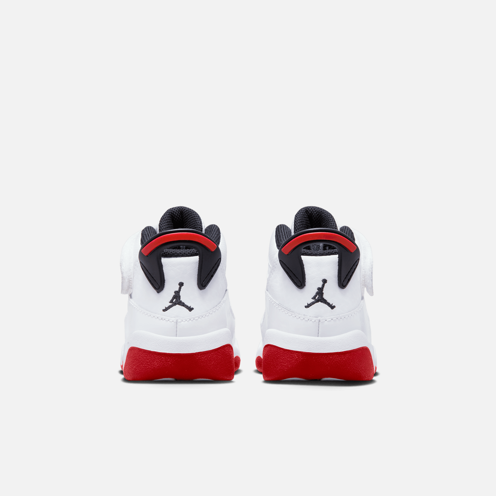 Air Jordan Kids' 6 Rings White Red (TD)