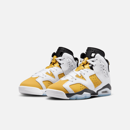 Air Jordan Big Kids' 6 Retro Yellow Ochre (GS)