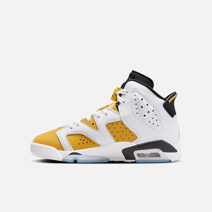 Air Jordan Big Kids' 6 Retro Yellow Ochre (GS)