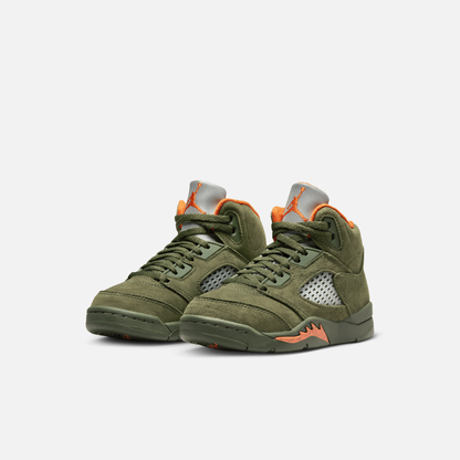 Air Jordan Kids' 5 Retro Olive (PS)