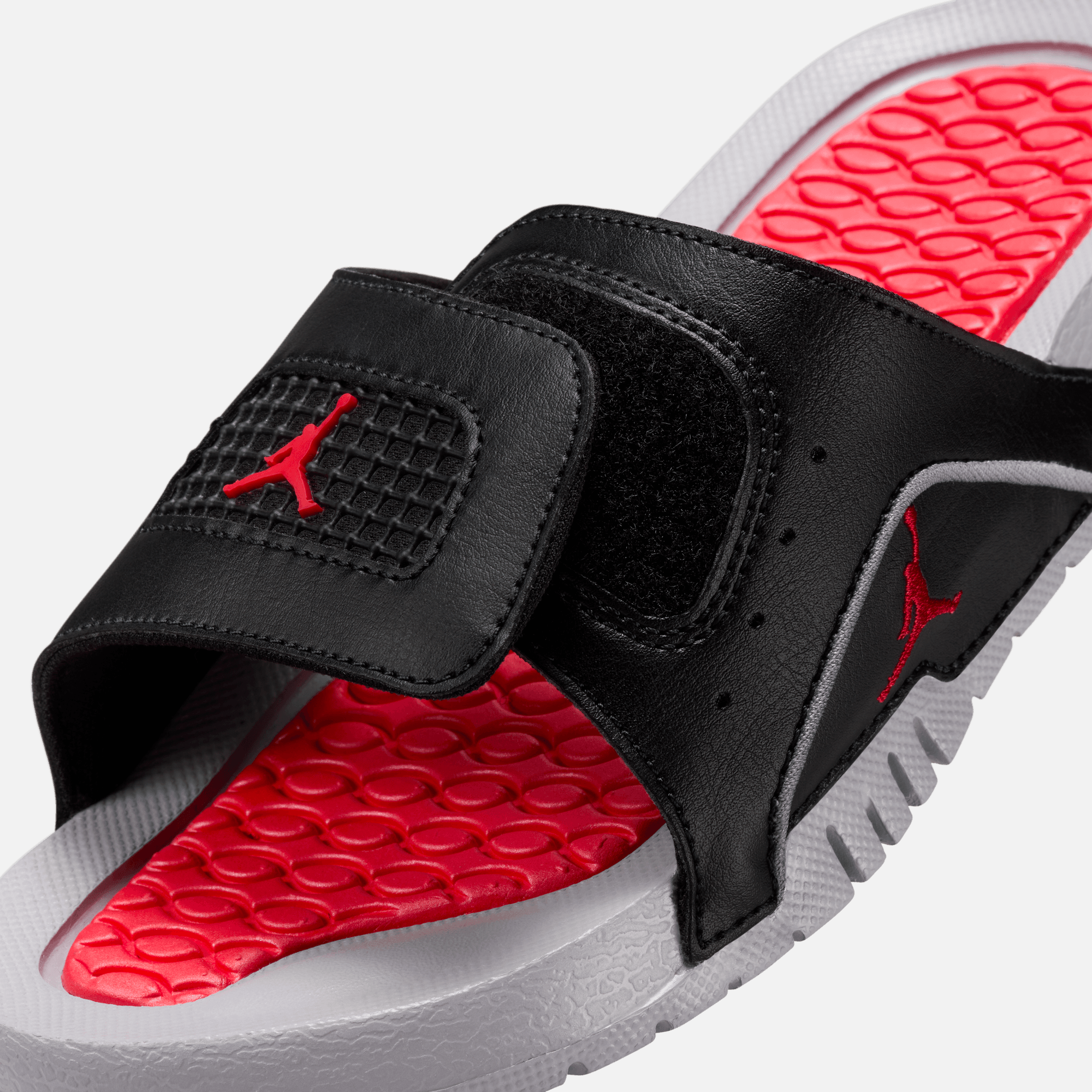 Air Jordan Big Kids' Hydro 4 Retro Slides Black Cement (GS)