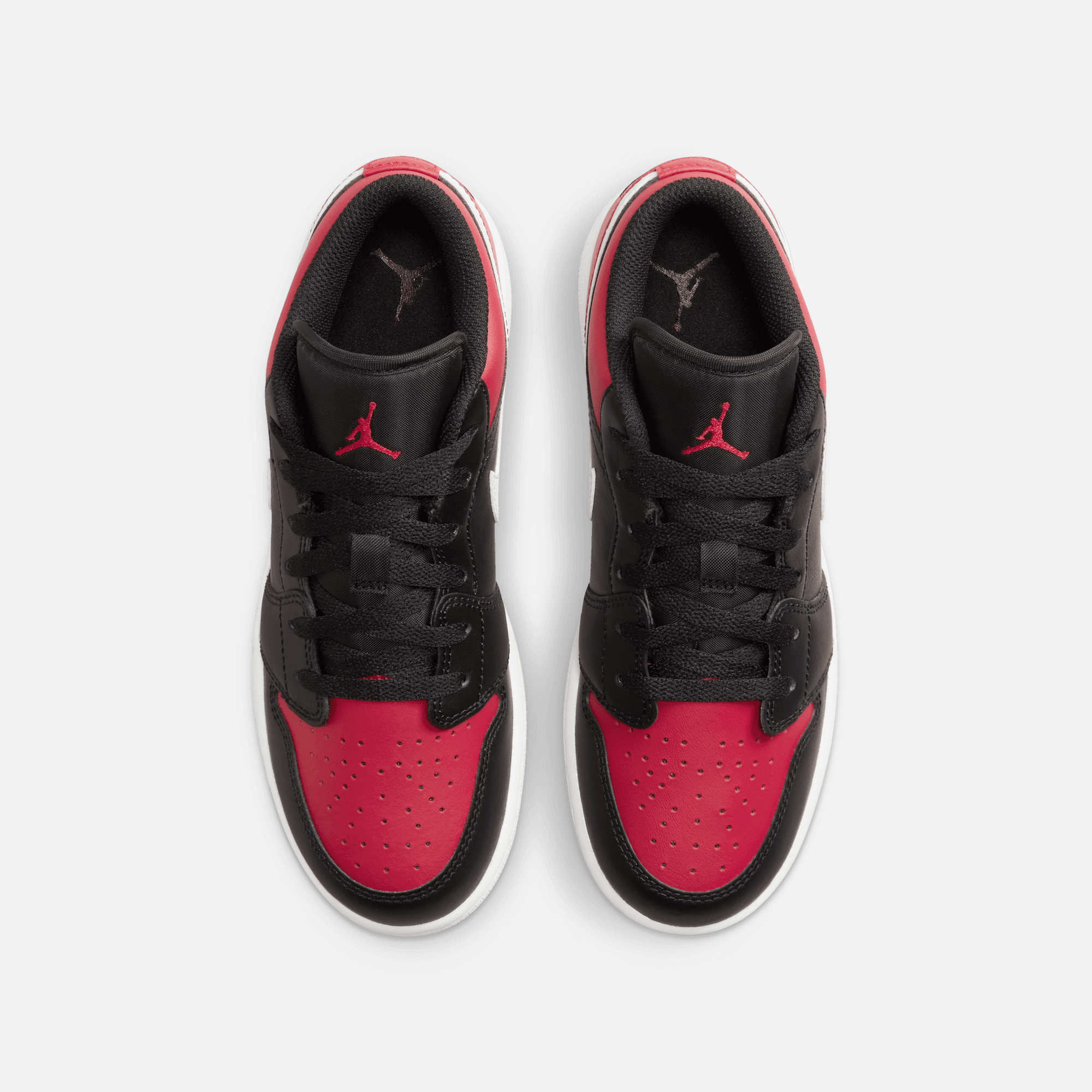 Air Jordan 1 Low GS Black Gym Red White 6
