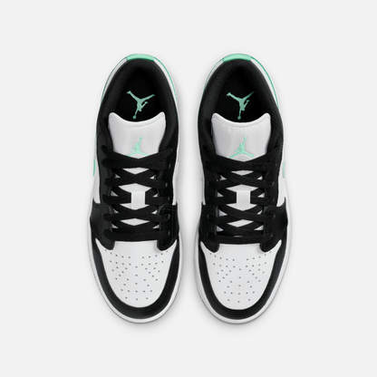 Air Jordan Big Kids' 1 Low Green Glow (GS)