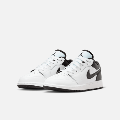 Air Jordan Big Kids' 1 Low White Black (GS)