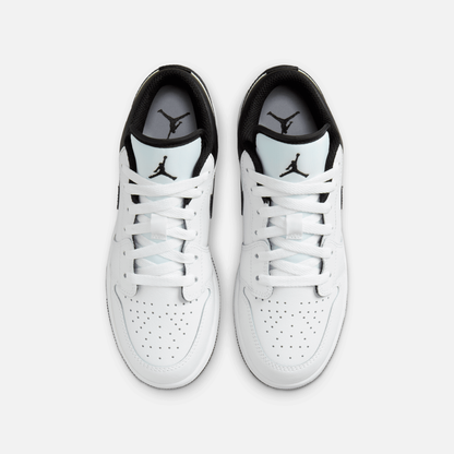 Air Jordan Big Kids' 1 Low White Black (GS)