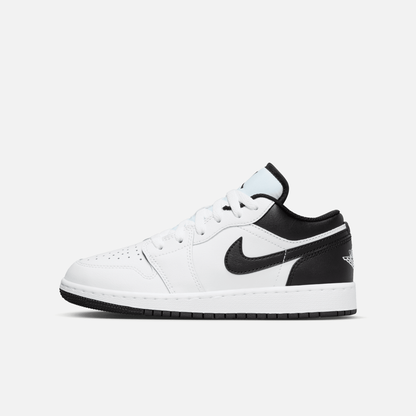 Air Jordan Big Kids' 1 Low White Black (GS)