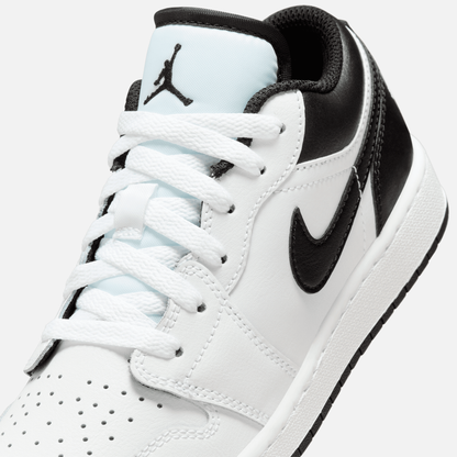 Air Jordan Big Kids' 1 Low White Black (GS)