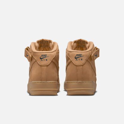 Nike Air Force 1 Mid Flax and Outdoor Green
